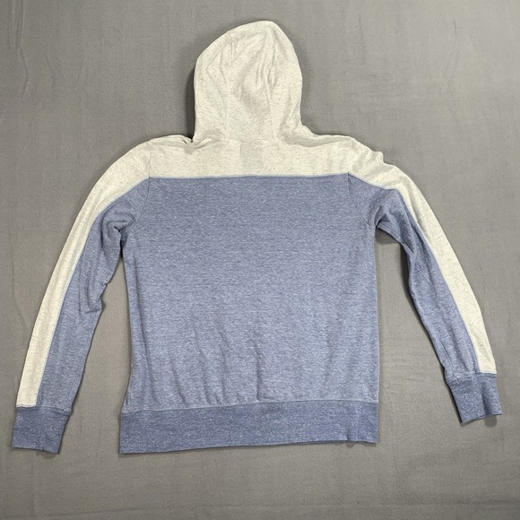 Nike Sportswear Hoodie Mens Medium Blue Gray Pullover Logo Pocket Sweatshirt - Picture 2 of 7